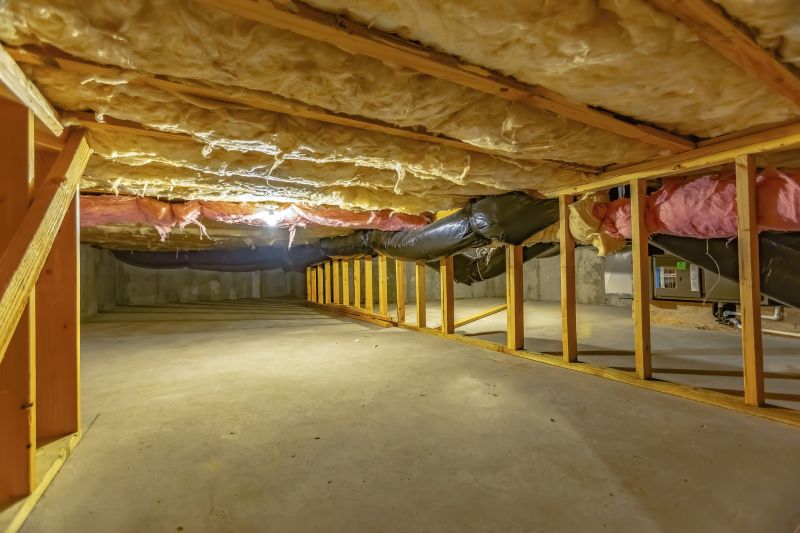 Insulated Crawlspace Interior